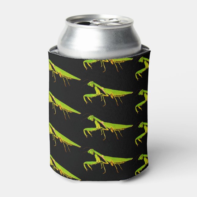 Cooles grünes Gebet Mantis Dosenkühler (Kanne Vorderseite)