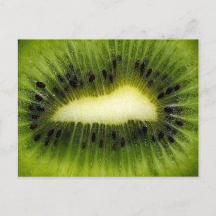 Cooles grünes Kiwi-Obst Postkarte