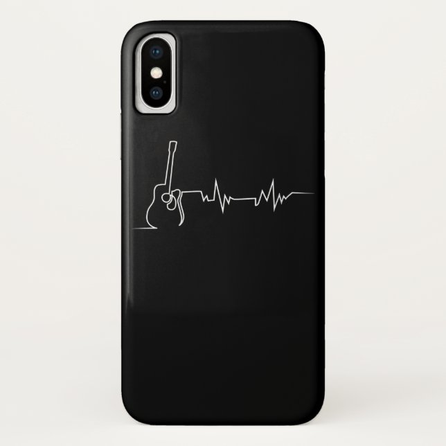 Cooles Guitarrengeschenk Case-Mate iPhone Hülle (Rückseite)