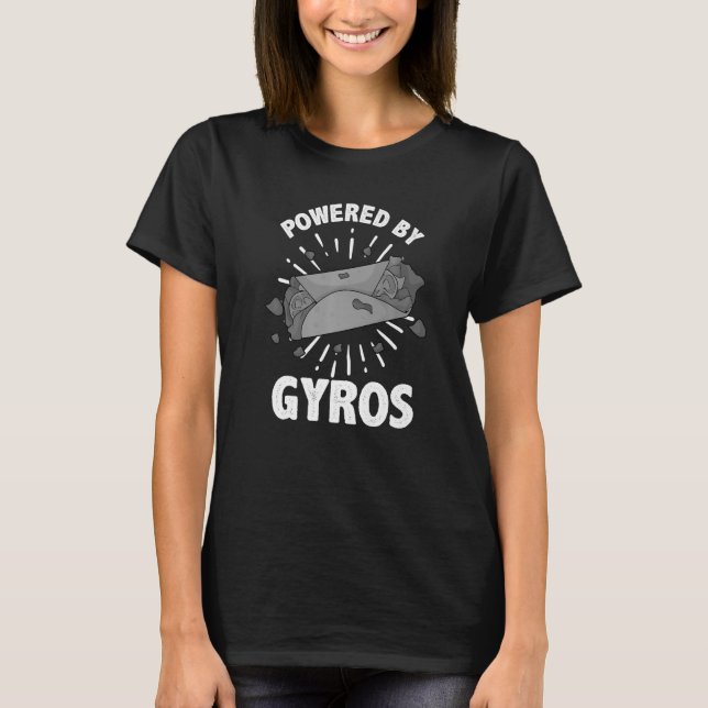 Cooles Gyro für Männer Gyros Griechisches Lebensmi T-Shirt (Vorderseite)
