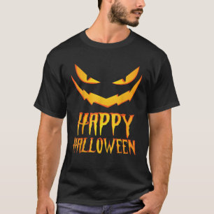 Cooles Halloween Kostüm Party Bad Kürbislaterne Pu T-Shirt