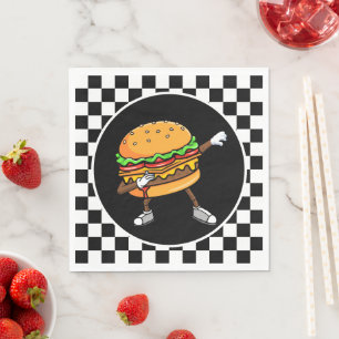cooles Hamburger Party Serviette