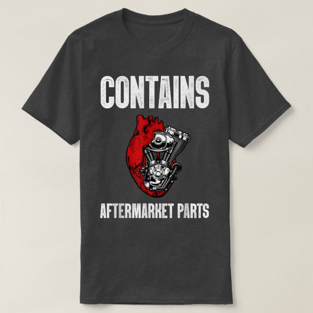 Cooles Herz Operation Kunst Männer Erholung T-Shirt (Design vorne)