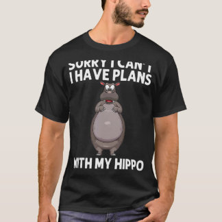 Cooles Hippo für Männer Frauen Hippopotamus Zoo Sa T-Shirt