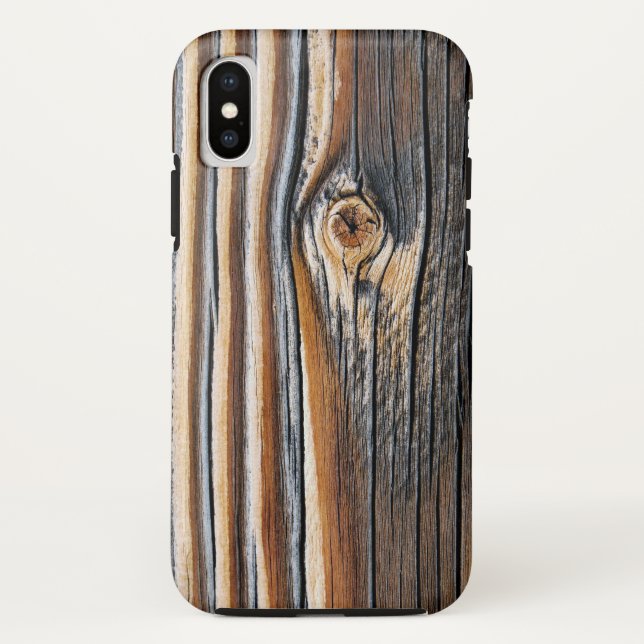 COOLES Holzkörnmuster Case-Mate iPhone Hülle (Rückseite)