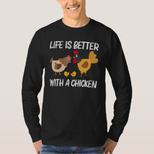 Cooles Huhn Für Männer Frauen Hahn Henne Küken Gef T-Shirt