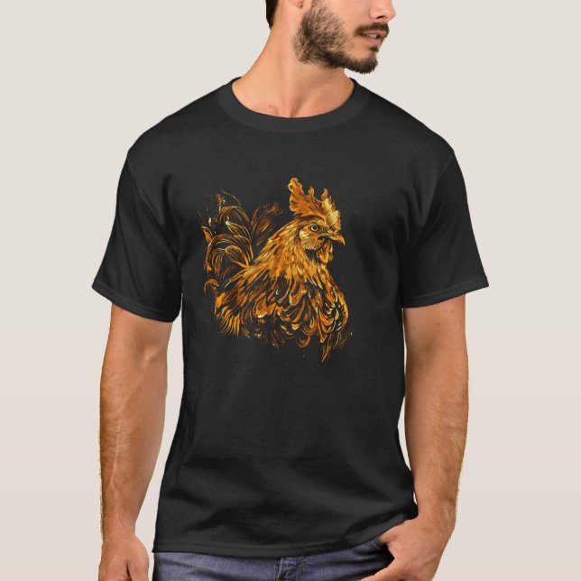 Cooles Huhn T-Shirt (Vorderseite)