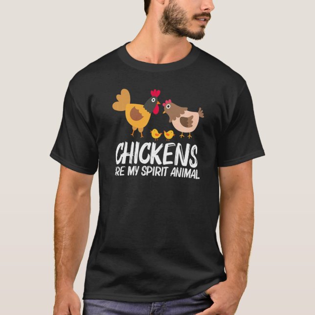 Cooles Hühnchen für Männer Rooster Hen Huhn Poul T-Shirt (Vorderseite)