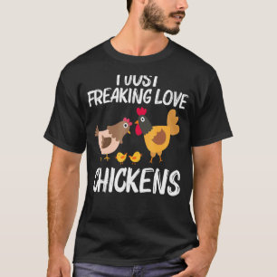 Cooles Hühnchen für Männer Rooster Hen Huhn Poul T-Shirt