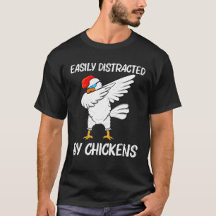 Cooles Hühnerdesign für Männer - weibliches Raster T-Shirt