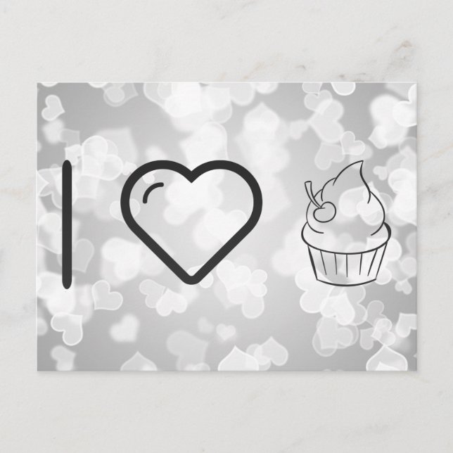 Cooles Icing von Cupcakes Postkarte (Vorderseite)