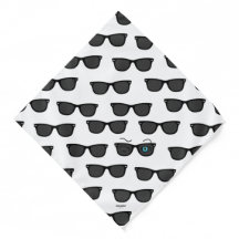 Cooles ikonisches Wink S Black Sunglasses Muster