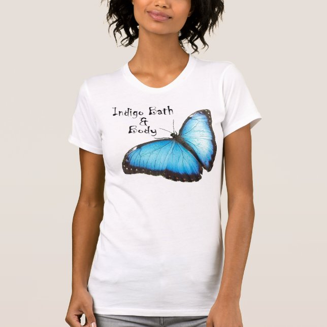 Cooles Indigo T-Shirt (Vorderseite)