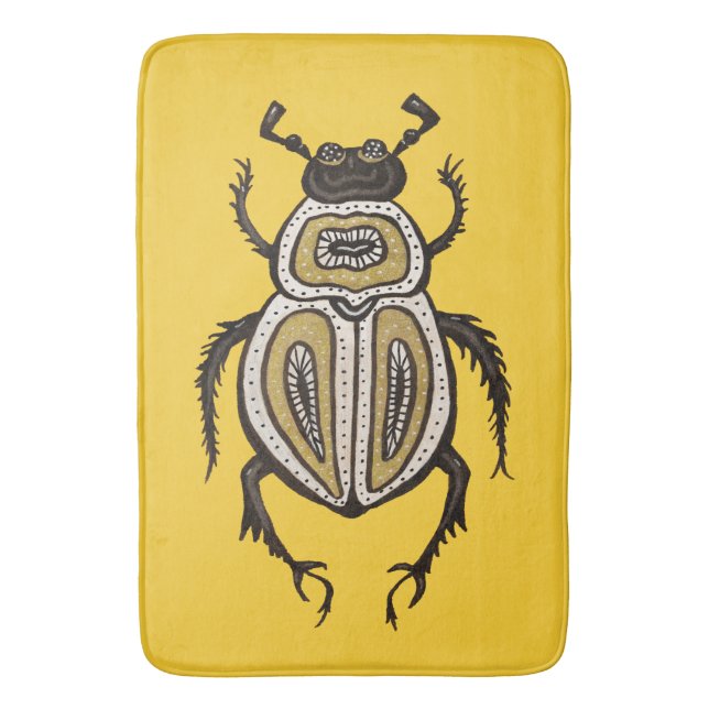 Cooles Insekt Entomologie Badematte (Vorderseite Vertikal)