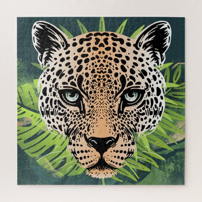 Cooles Jaguar Amazon-Wildtier (Vertikal)
