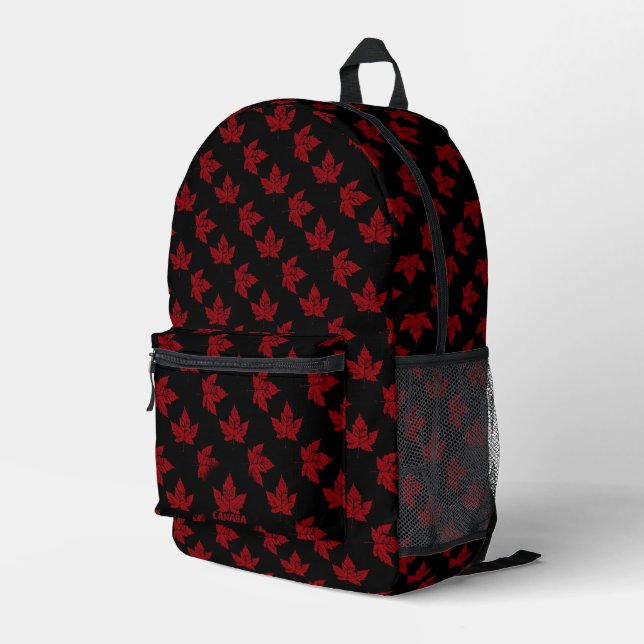 Cooles Kanada Backpacks Canada Mapsleaf Bags Bedruckter Rucksack (Rückseitige Ecke Rechts)
