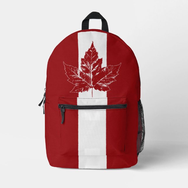 Cooles Kanada Backpacks Canada Mapsleaf Bags Bedruckter Rucksack (Vorderseite)