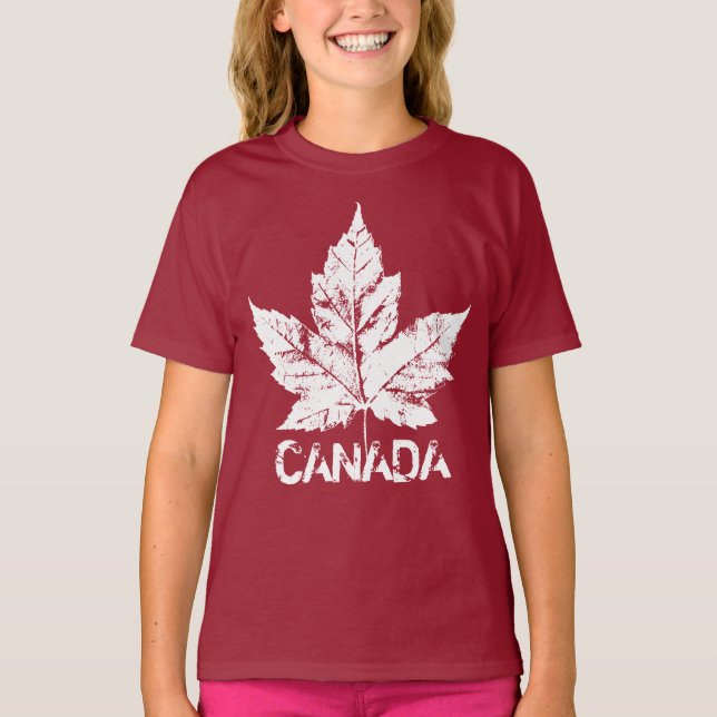 Cooles Kanada Sweatshirt Kid's Retro Souvenir Shir T-Shirt (Vorderseite)