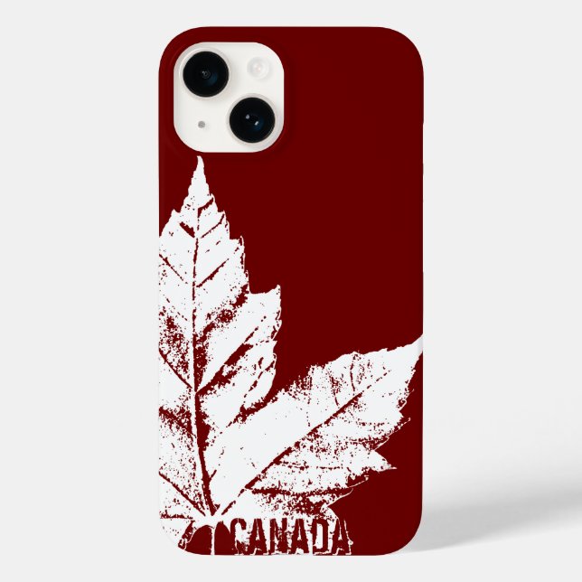 Cooles kanadisches iPhone 6 Fall Kanada Maple Leaf Case-Mate iPhone 14 Hülle (Rückseite)