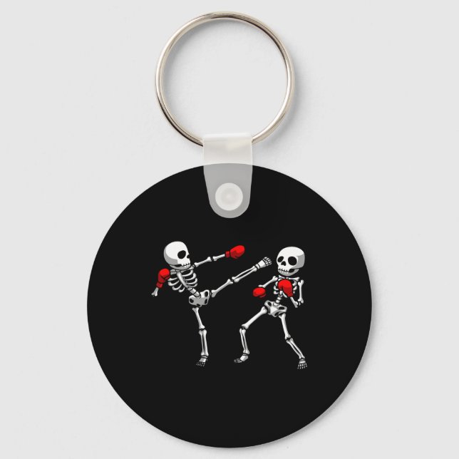 Cooles Kickboxdesign für Männer - Kickboxer Box Schlüsselanhänger (Vorderseite)