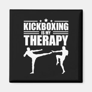 Cooles Kickboxen für Männer Frauen Kickboxer Worko Magnet
