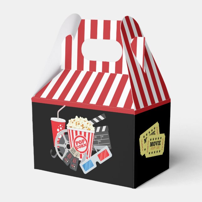 cooles Kino-Party Geschenkschachtel (Vorderseite)