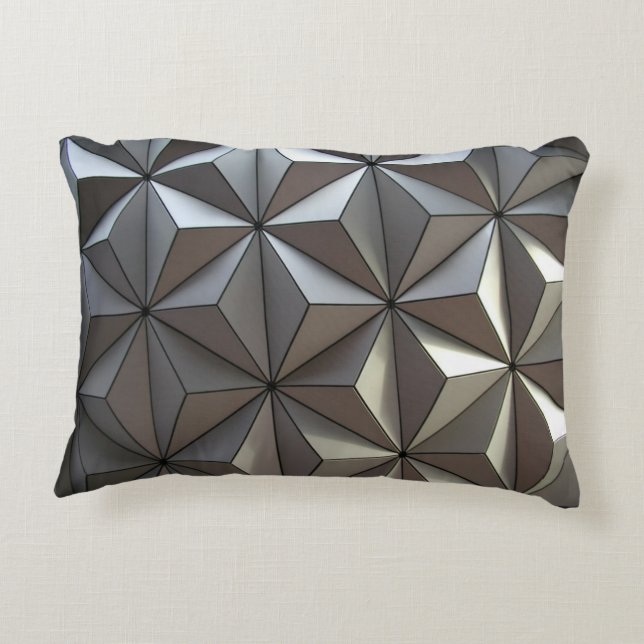Cooles Kissen des Grau-3D (Rückseite)