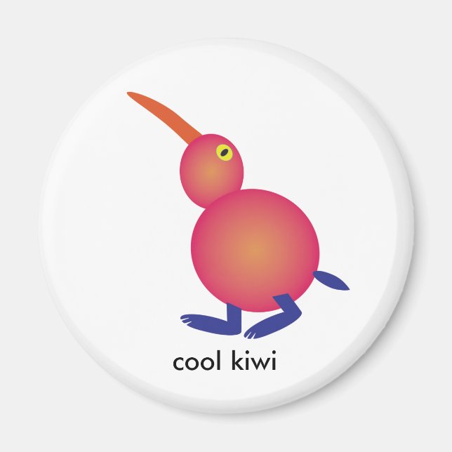 cooles Kiwi Magnet (Vorne)