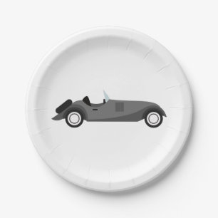 Cooles klassisches Auto Pappteller