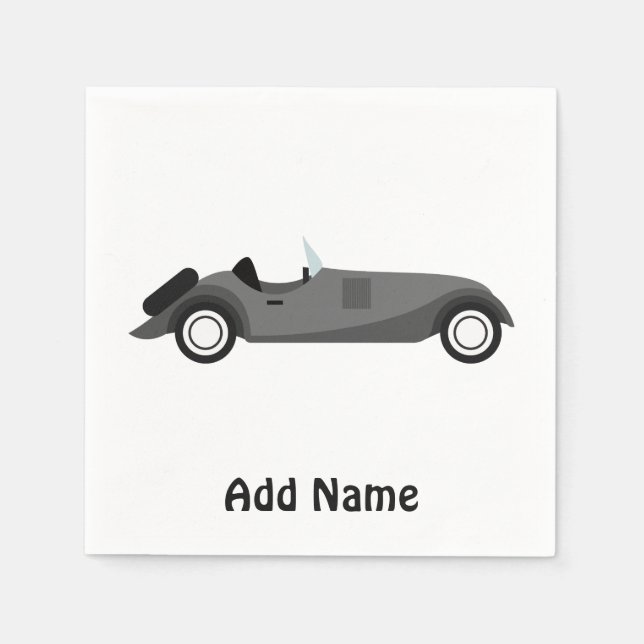 Cooles klassisches Auto Serviette (Vorderseite)