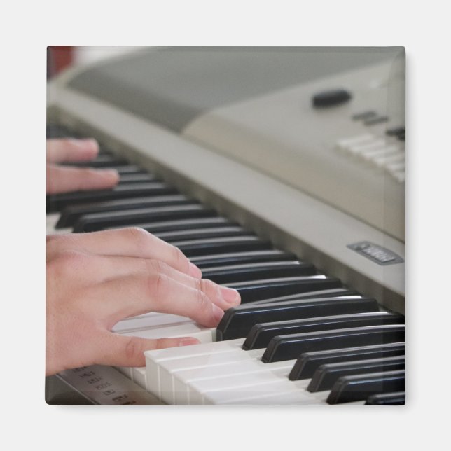 Cooles Klavier Magnet (Vorne)