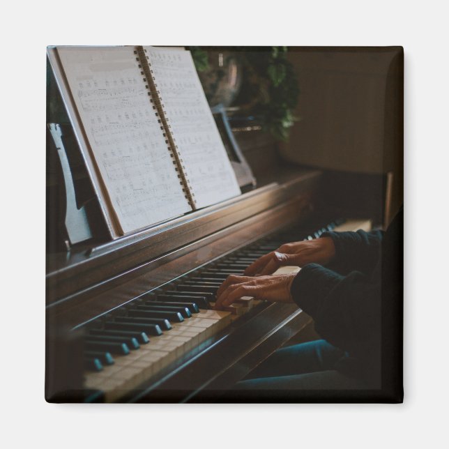 Cooles Klavier Magnet (Vorne)