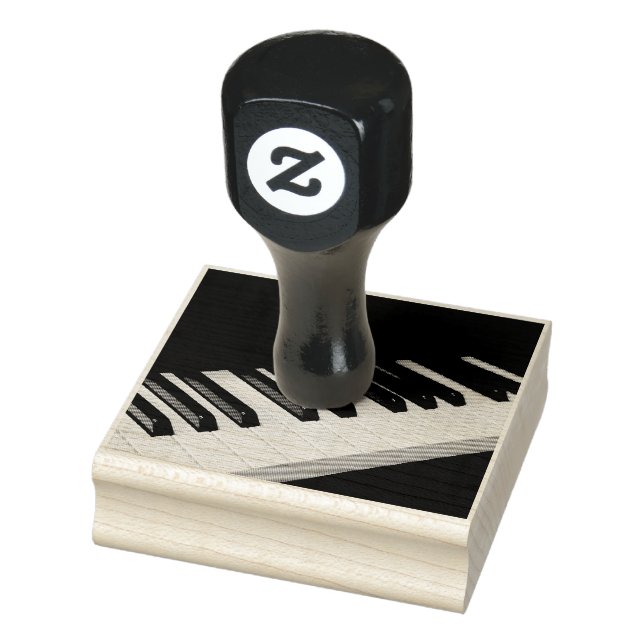 Cooles Klavierdesign Gummistempel (Stempel)