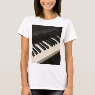 Cooles Klavierdesign T-Shirt