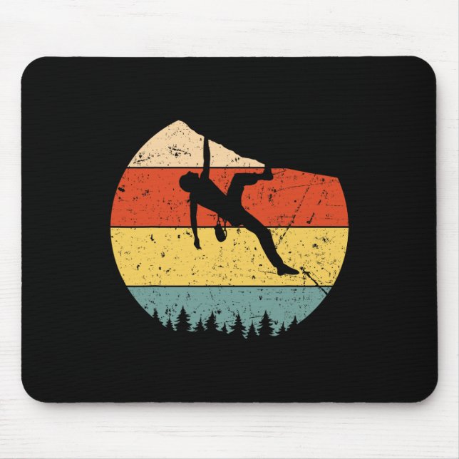 Cooles Klettern für Männer Frauen Bergsteiger  Mousepad (Vorne)