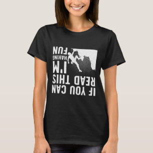Cooles Klettern für Männer Frauen Bergsteiger T-Shirt
