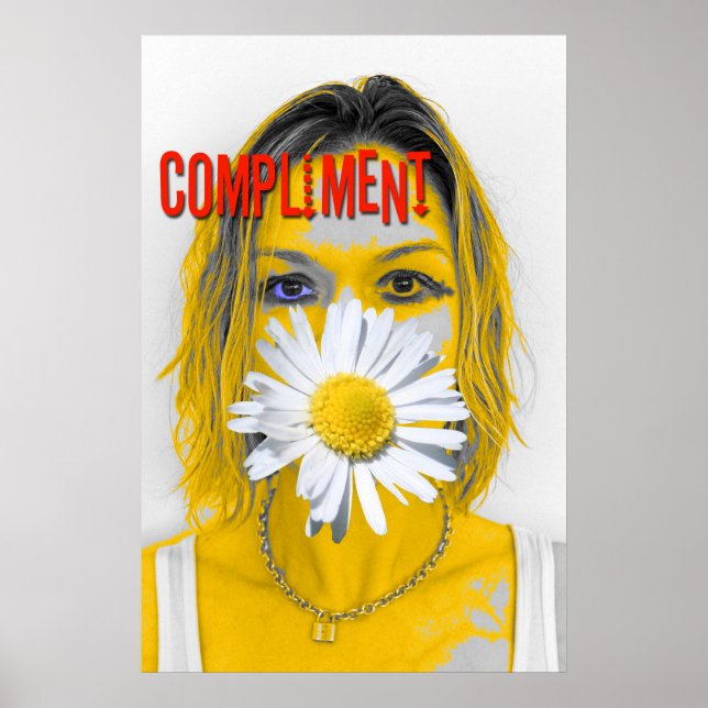 Cooles Kompliment Poster! Poster (Vorne)