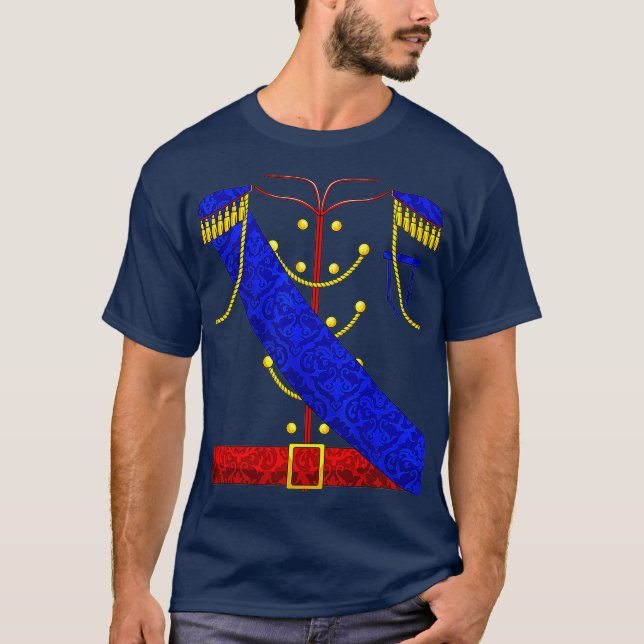 Cooles königliches Halloween-Kostüm T-Shirt (Vorderseite)