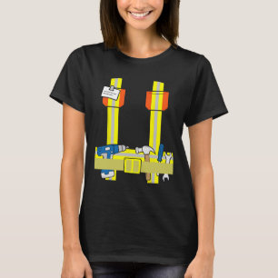 Cooles Kostüm für Bauarbeiter T-Shirt