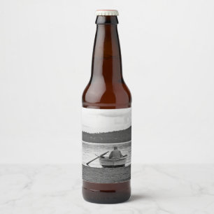 Cooles Kulturleben Foto der ägäischen Fischer Bierflaschenetikett