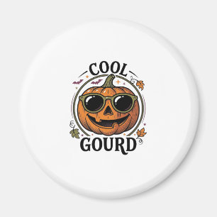 Cooles Kürbis-Shirt Vintage-Halloween-Sonnenbrille Magnet