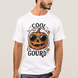 Cooles Kürbis-Shirt Vintage Halloween-Sonnenbrille T-Shirt