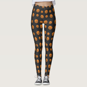 Cooles Kürbislaterne-Halloween-Muster Leggings