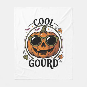 Cooles Kürbisshirt Vintage Halloween-Sonnenbrille Fleecedecke