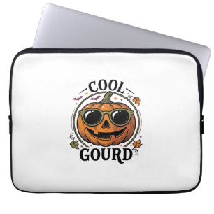 Cooles Kürbisshirt Vintage Halloween-Sonnenbrille Laptopschutzhülle