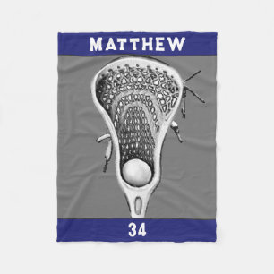 Cooles Lacrosse-Geschenk Fleecedecke