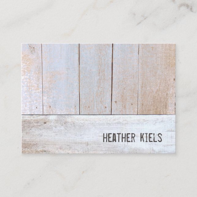 Cooles Land Rustikaler Wald Visitenkarte (Vorderseite)