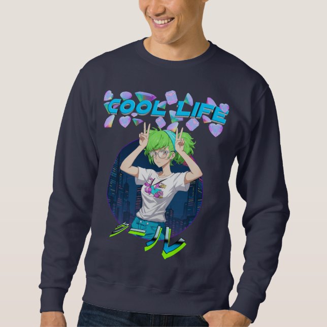 COOLES LEBEN SWEATSHIRT (Vorderseite)