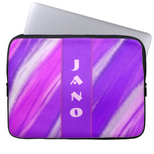 Cooles Lila modernes Abstraktes Design Laptopschutzhülle