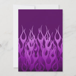 Cooles Lila Racing Flames Design